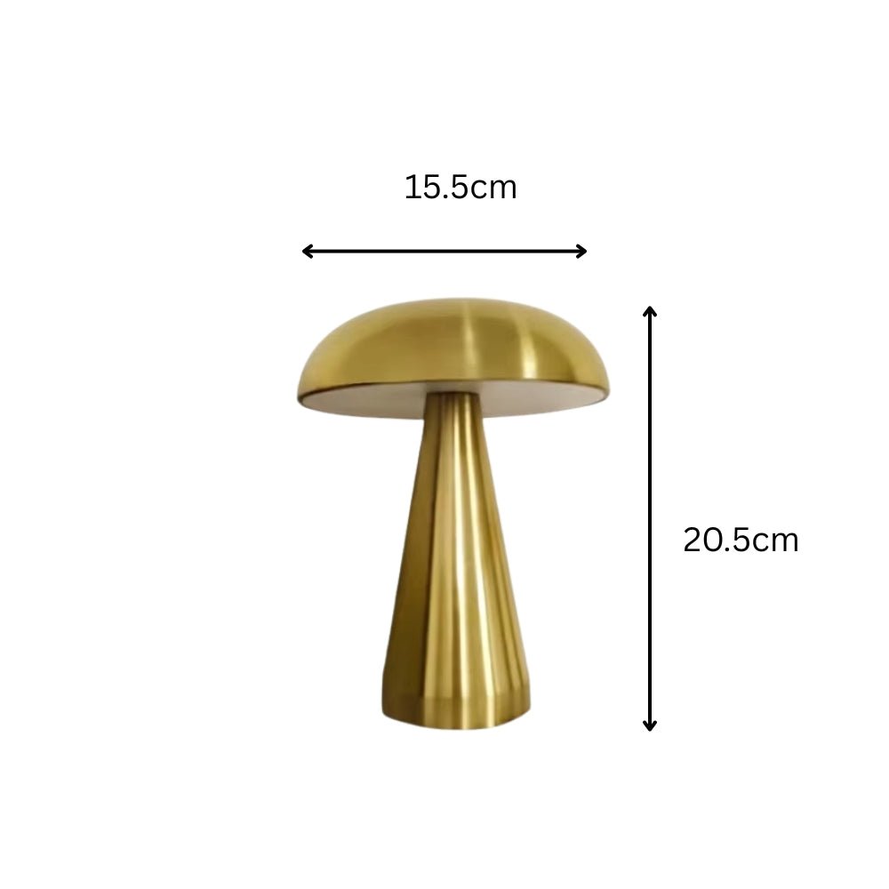 Rechargeable LED Touch Sensor Dimming Mushroom Table Night Light - Mağazam
