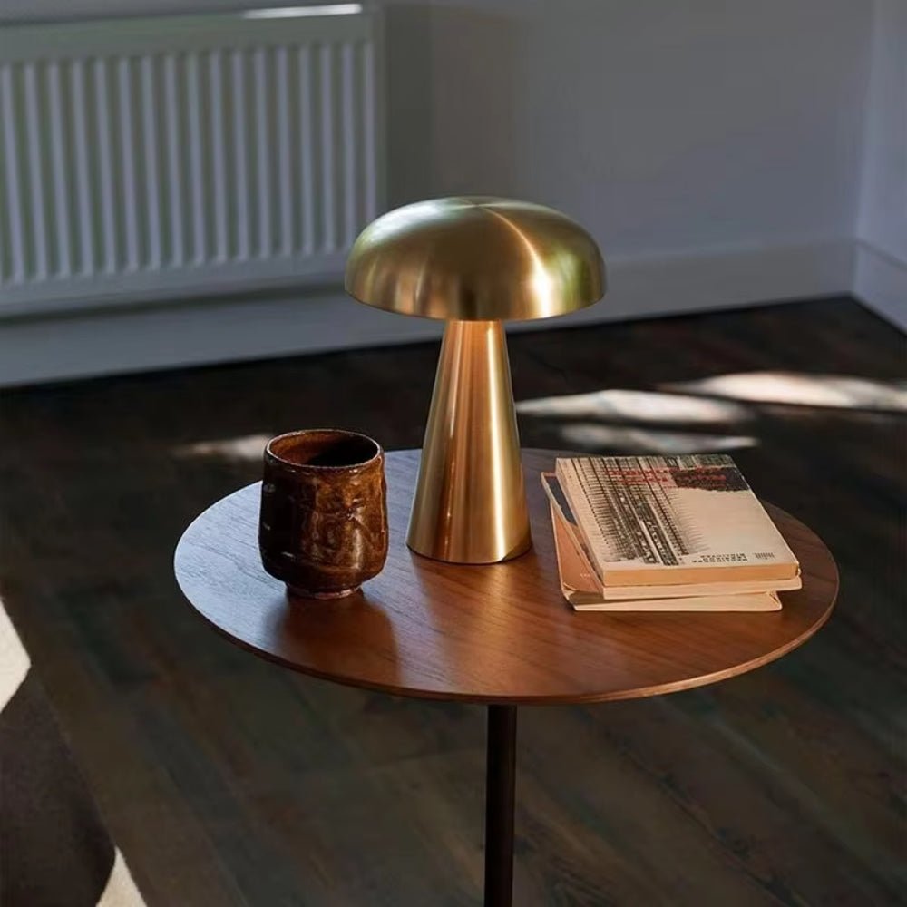 Rechargeable LED Touch Sensor Dimming Mushroom Table Night Light - Mağazam
