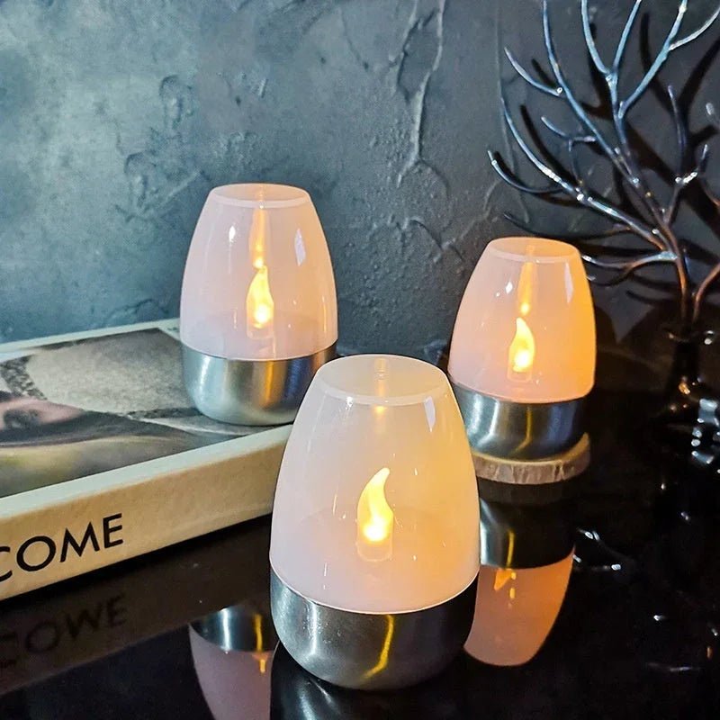 Solar Candle Lamp Decorative Atmosphere Garden Lamp - Mağazam