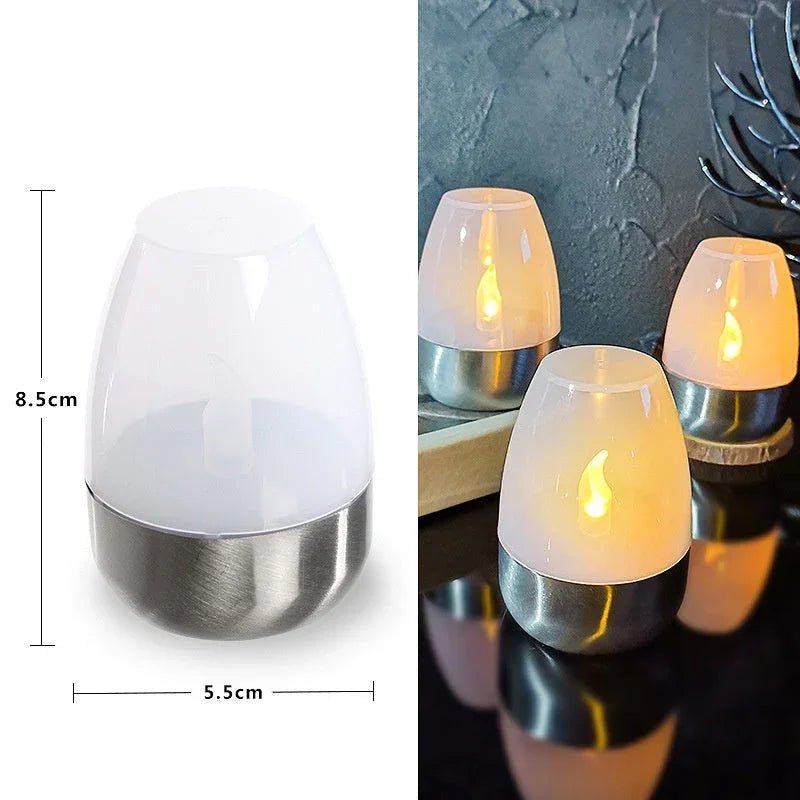 Solar Candle Lamp Decorative Atmosphere Garden Lamp - Mağazam