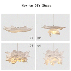 DIY Cloud Lamp Shade – 43cm Pendant Ceiling Light