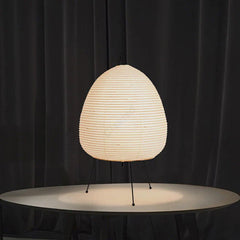Japanese Oval Standing Paper Table Lamp - Mağazam
