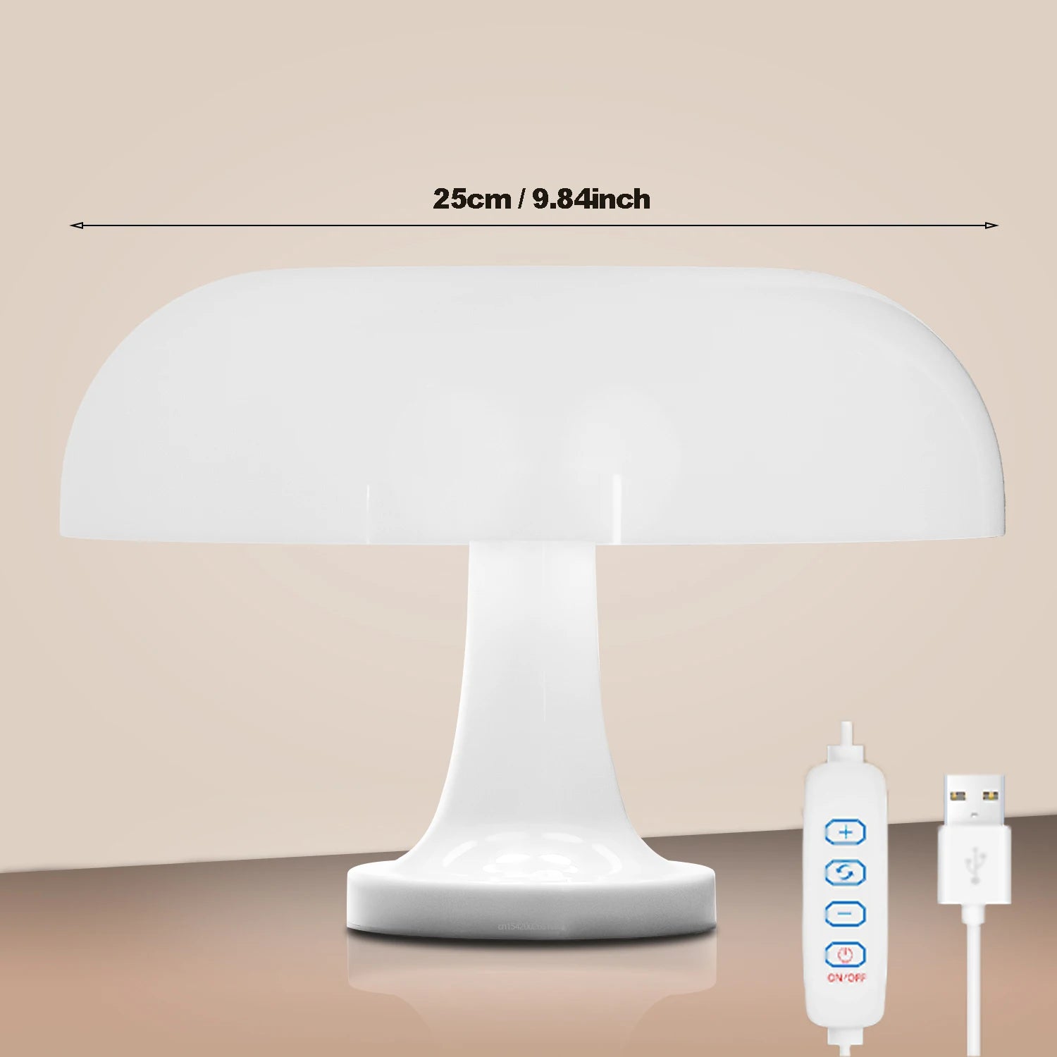 Classic Mushroom LED Table Lamp - Modern Bauhaus Art Decor