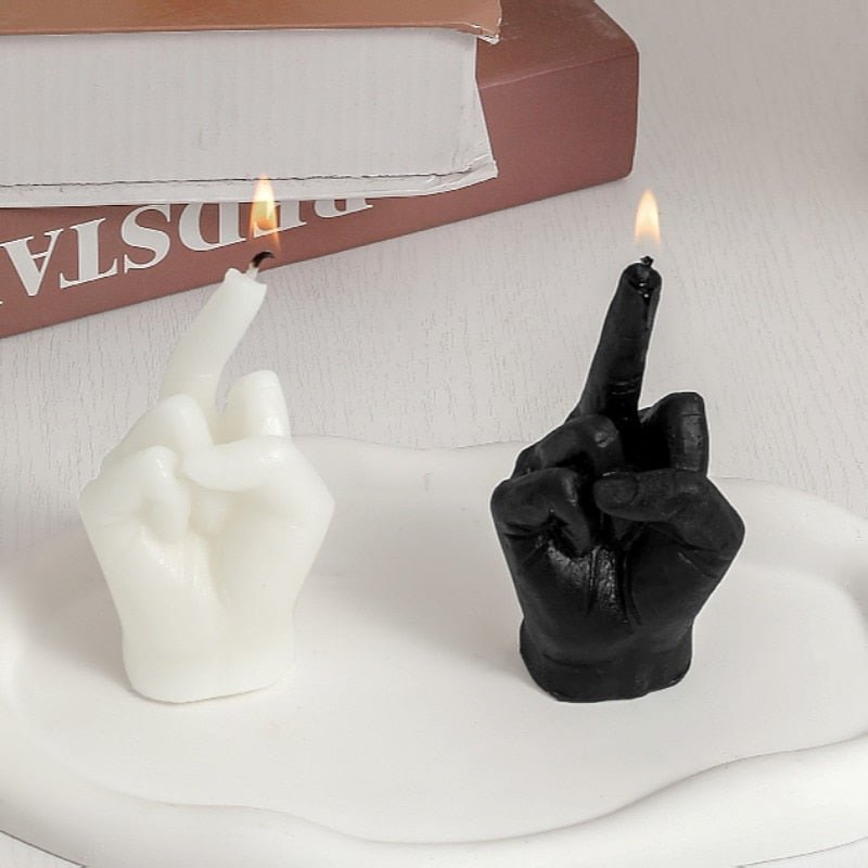Middle Finger Shaped Scented Candles - Mağazam