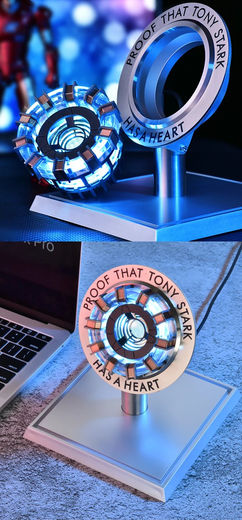 Stark MK1 Metal Alloy USB LED Lamp - Voice Control (18cm)