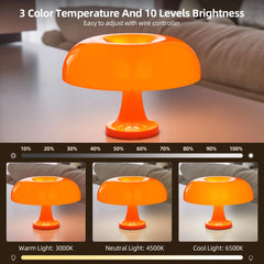 Classic Mushroom LED Table Lamp - Modern Bauhaus Art Decor