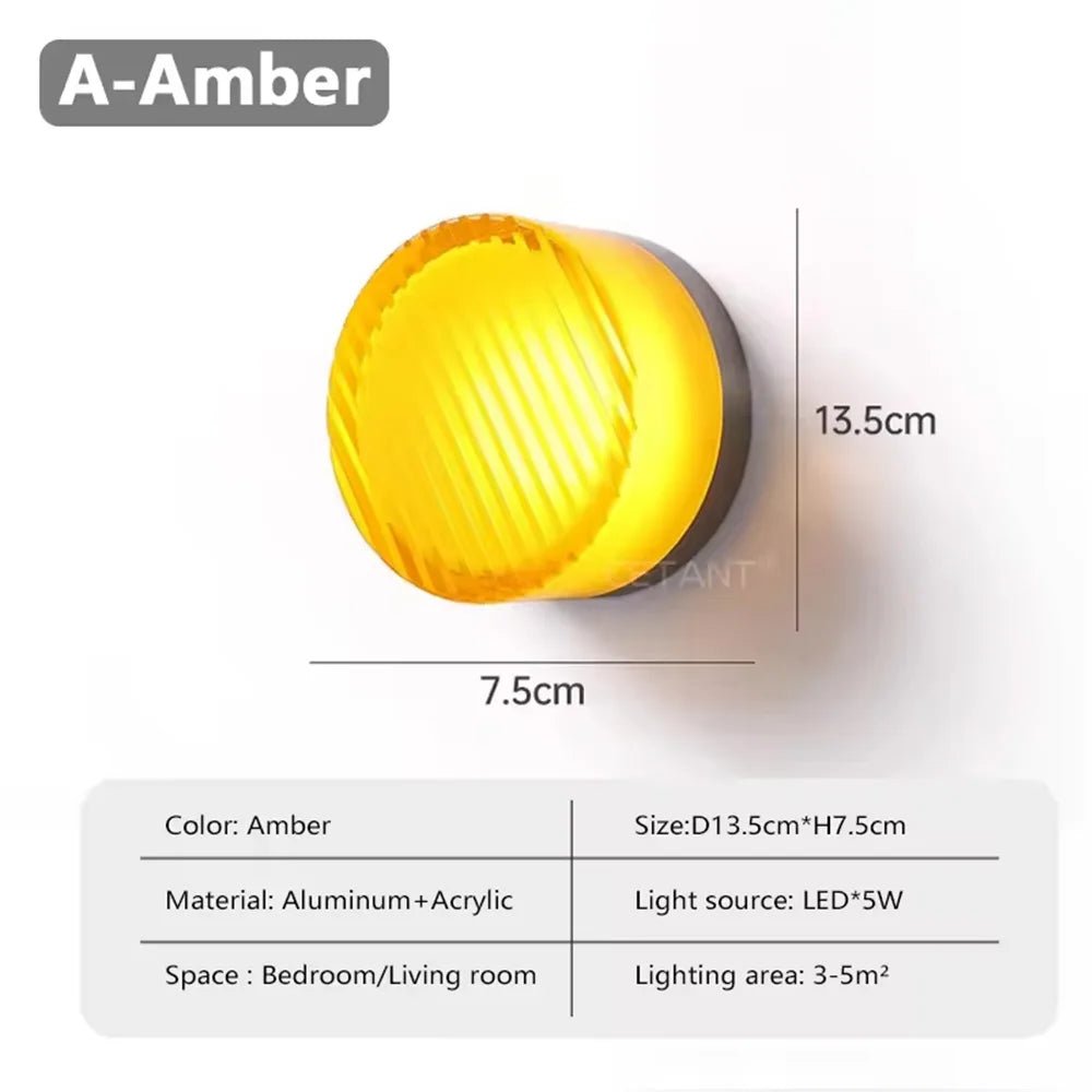 Nordic LED Wall Lamp - Modern Jelly Design Decorative Sconce