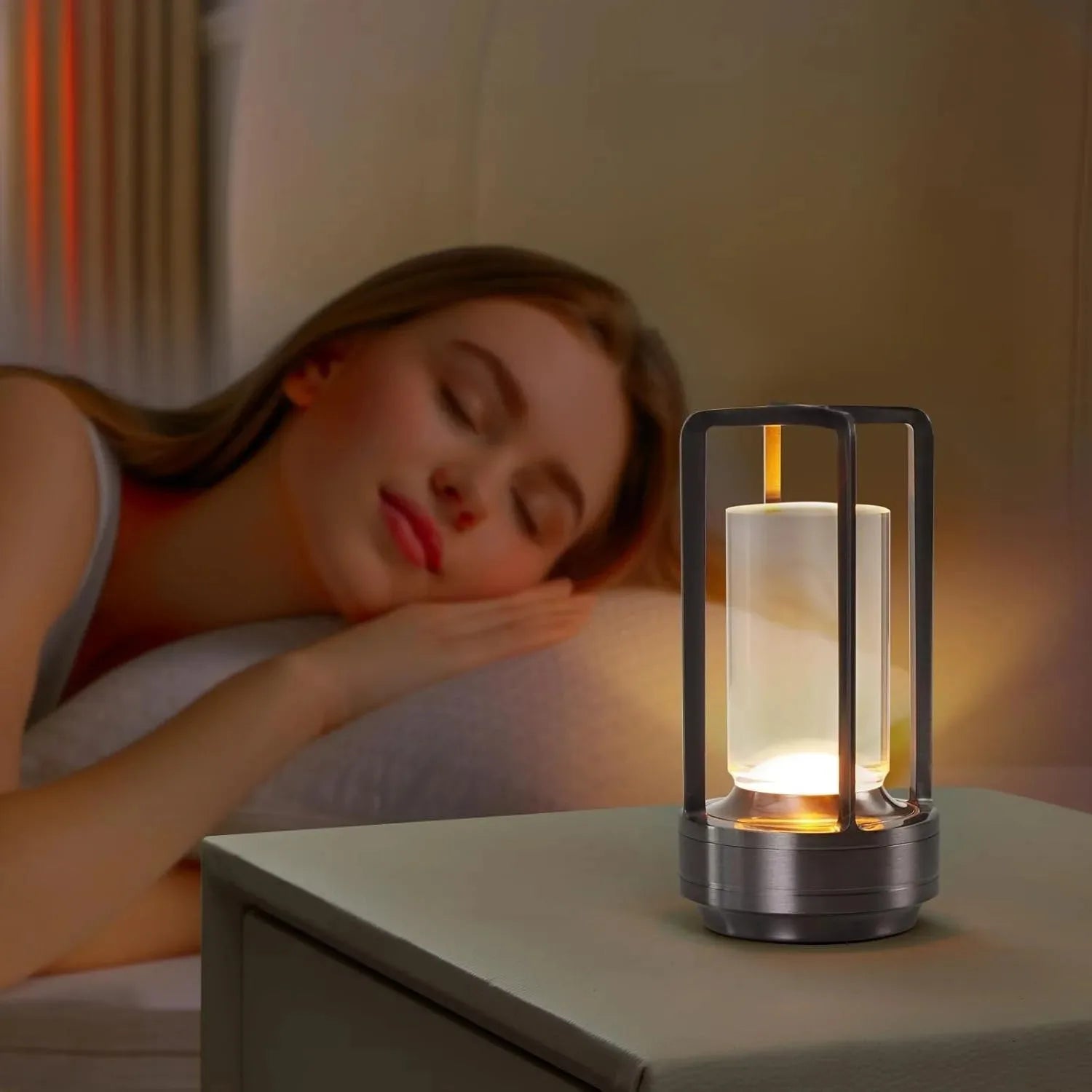 Cordless LED Table Lamp - Rechargeable Outdoor/Atmosphere Light