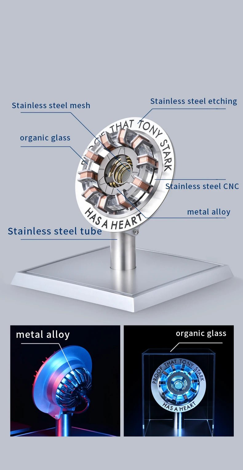 Stark MK1 Metal Alloy USB LED Lamp - Voice Control (18cm)