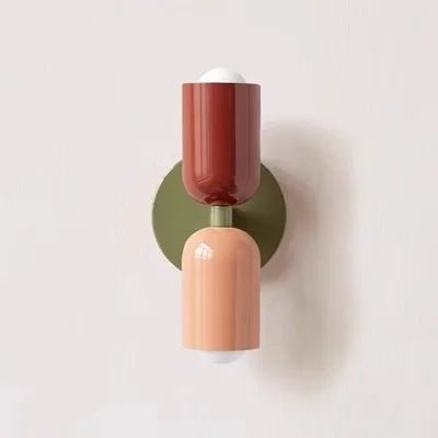 Nordic Macaron Wall Sconce - Simple LED Bedroom/Study Light