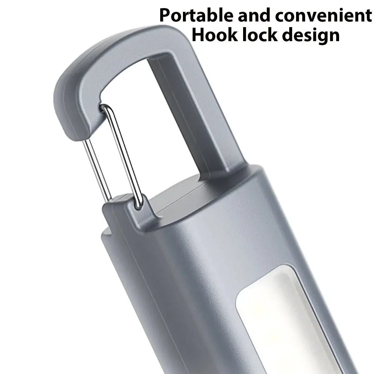 Portable USB Rechargeable LED Flashlight - Strong ABS Body