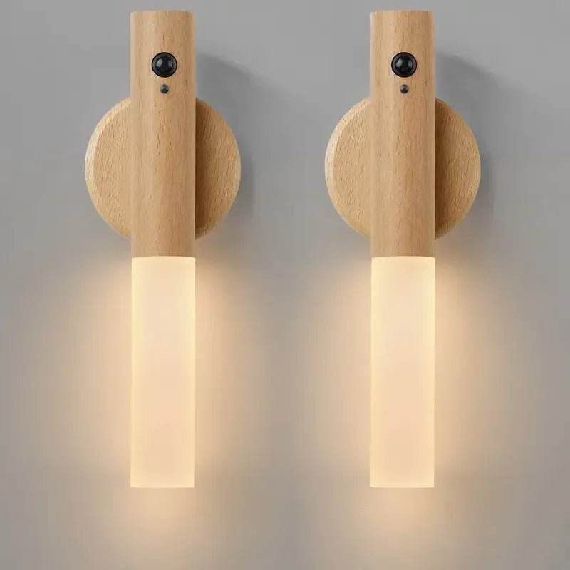 Motion Detection LED Rechargeable Night Light with Magnetic Base - Mağazam