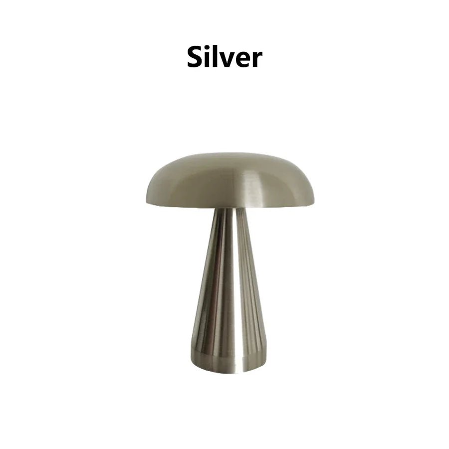 Rechargeable LED Touch Sensor Dimming Mushroom Table Night Light - Mağazam