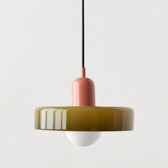 Nordic Glass Chandelier - Modern Bauhaus Design