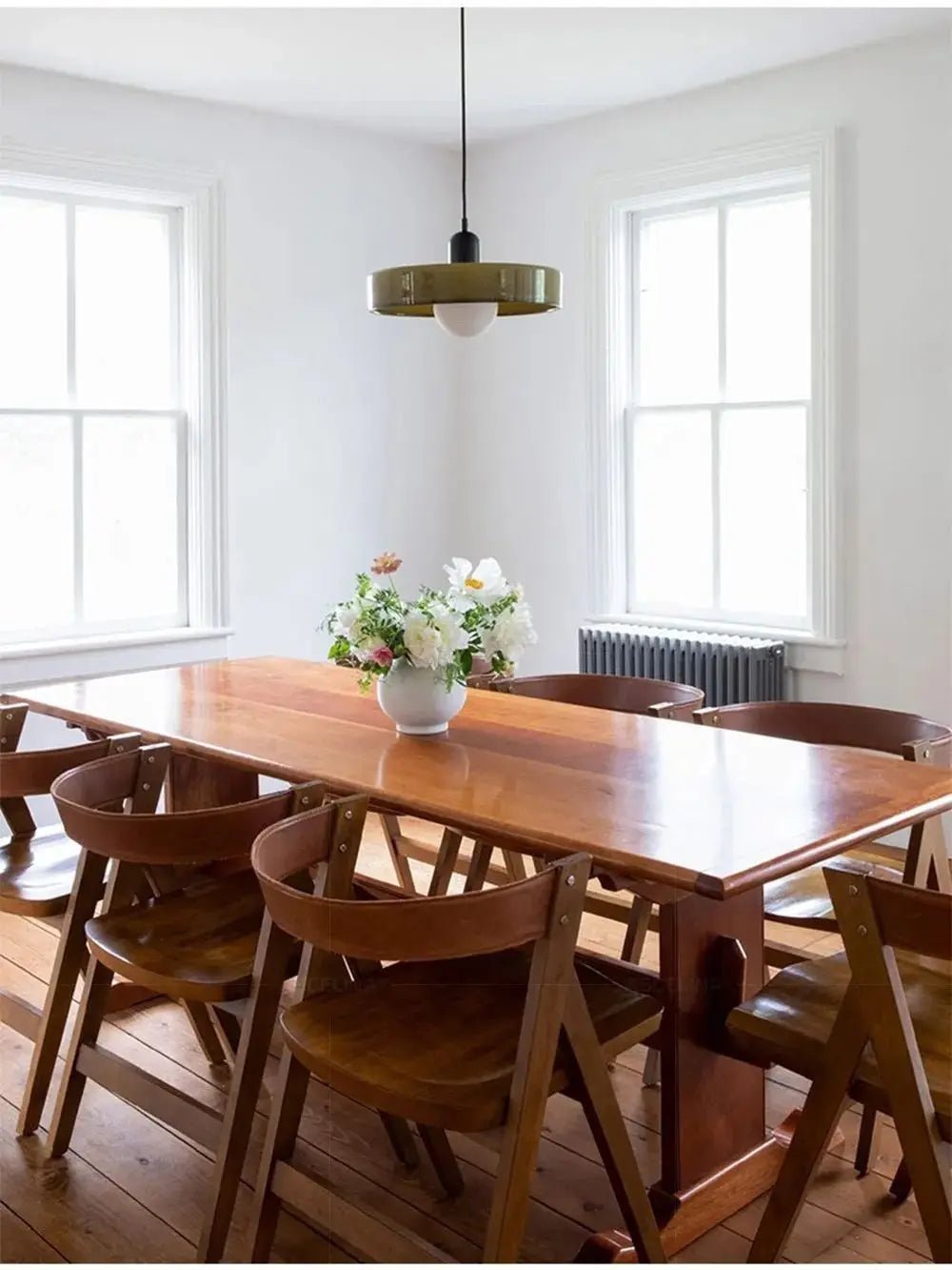 Nordic Glass Chandelier - Modern Bauhaus Design