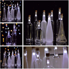 USB Rechargeable Mini Cork Shaped Bottle Light - Mağazam