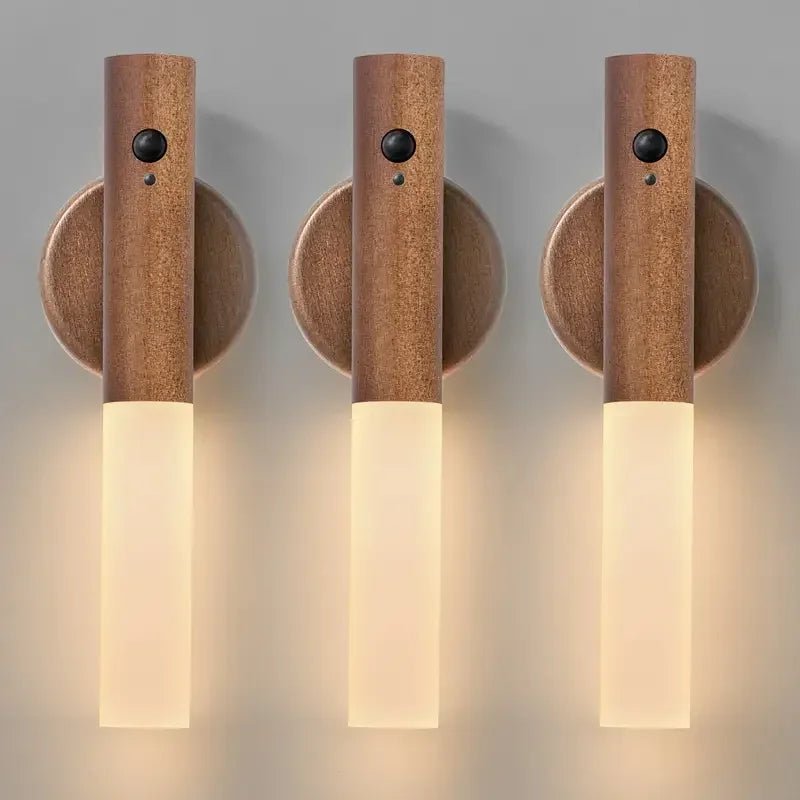 Motion Detection LED Rechargeable Night Light with Magnetic Base - Mağazam