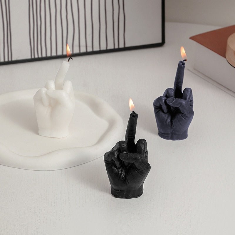 Middle Finger Shaped Scented Candles - Mağazam