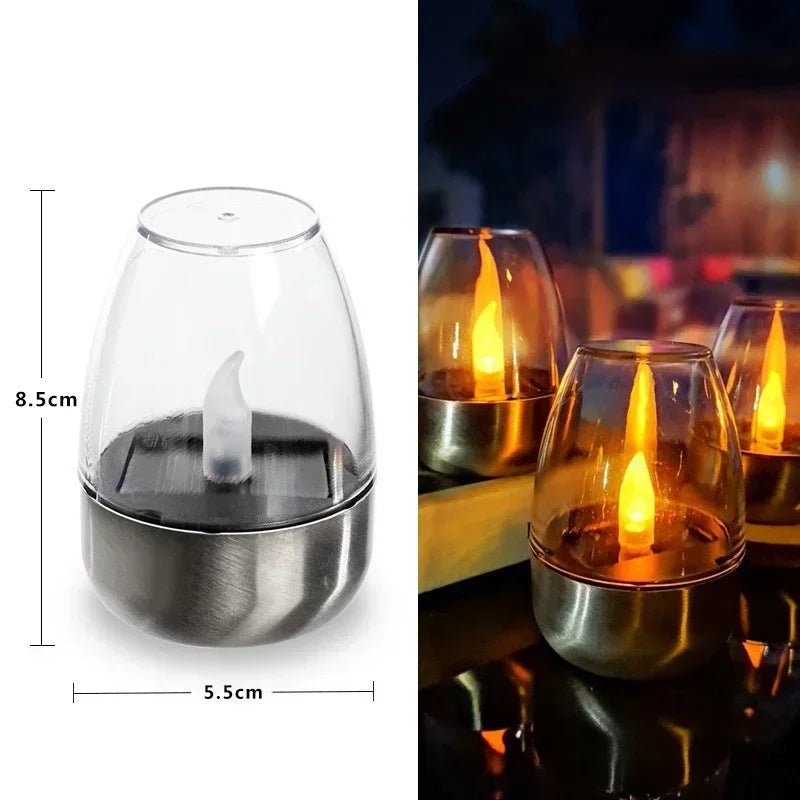 Solar Candle Lamp Decorative Atmosphere Garden Lamp - Mağazam