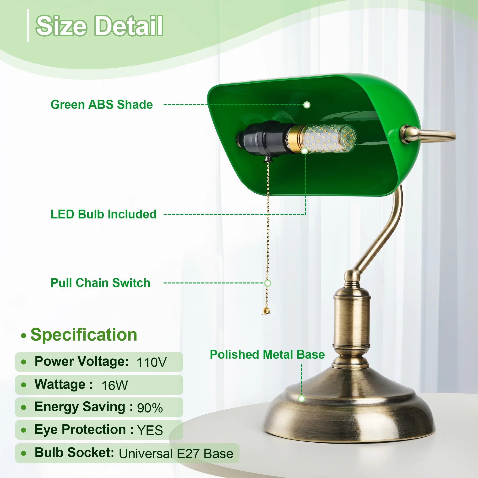 Modern bank desk lamp - Mağazam