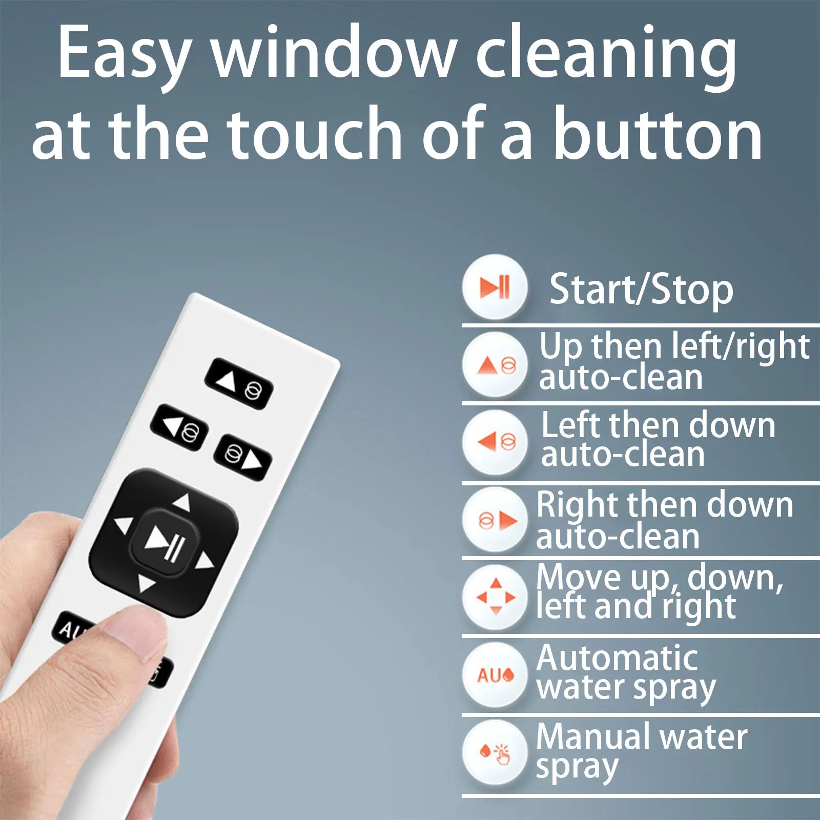 Luxoum™ Intelligent Glass Cleaning Robot with Remote Control & Safety Rope