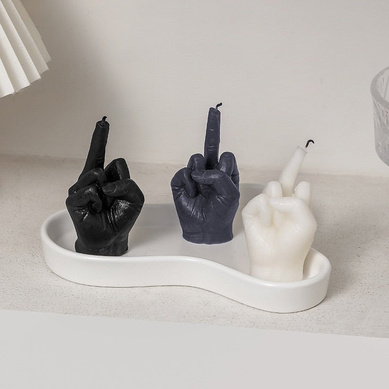 Middle Finger Shaped Scented Candles - Mağazam