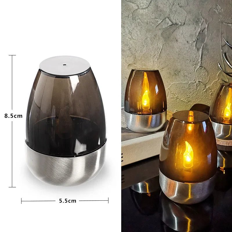 Solar Candle Lamp Decorative Atmosphere Garden Lamp - Mağazam