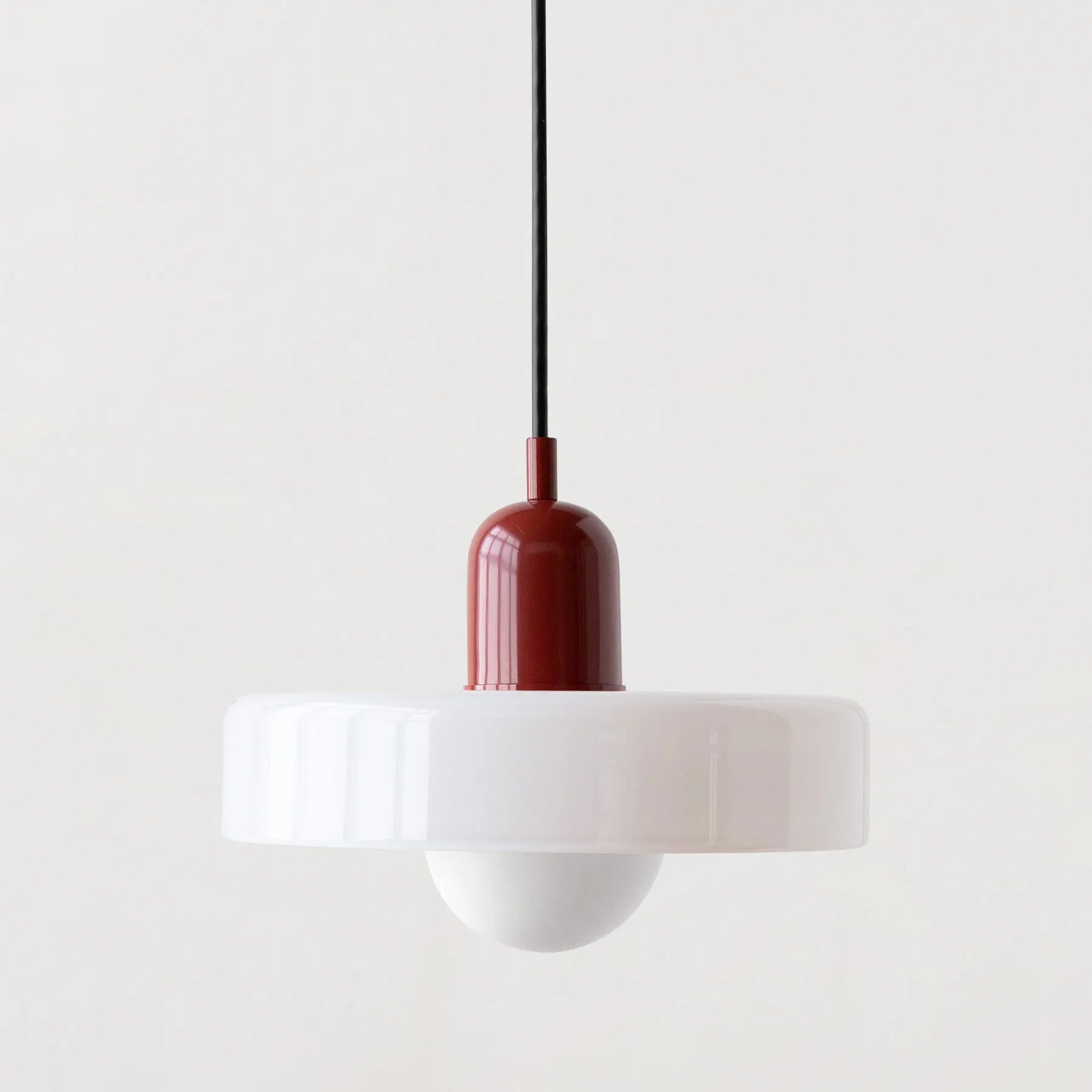 Nordic Glass Chandelier - Modern Bauhaus Design