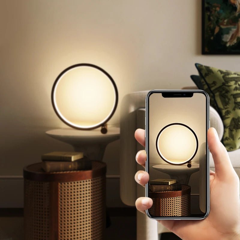 Dimmable Circular LED Desk Lamp - Mağazam