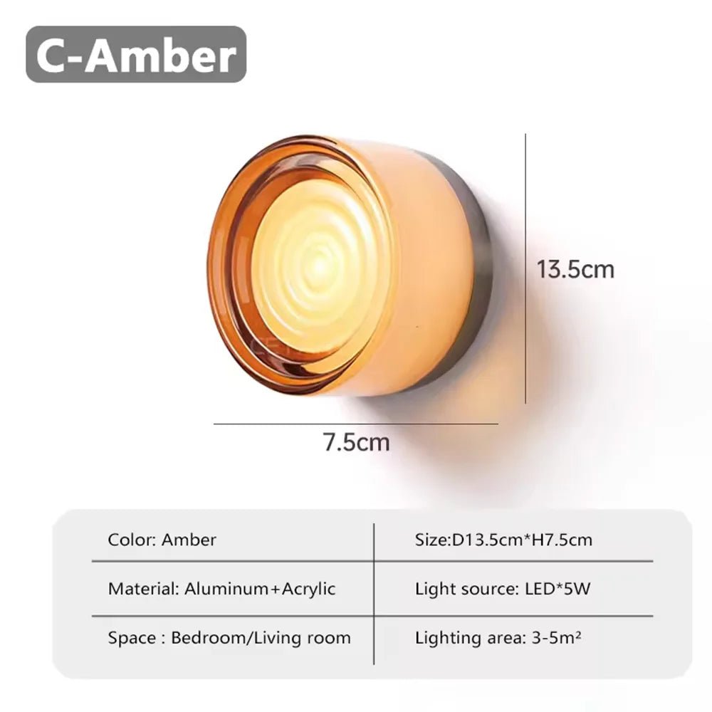 Nordic LED Wall Lamp - Modern Jelly Design Decorative Sconce