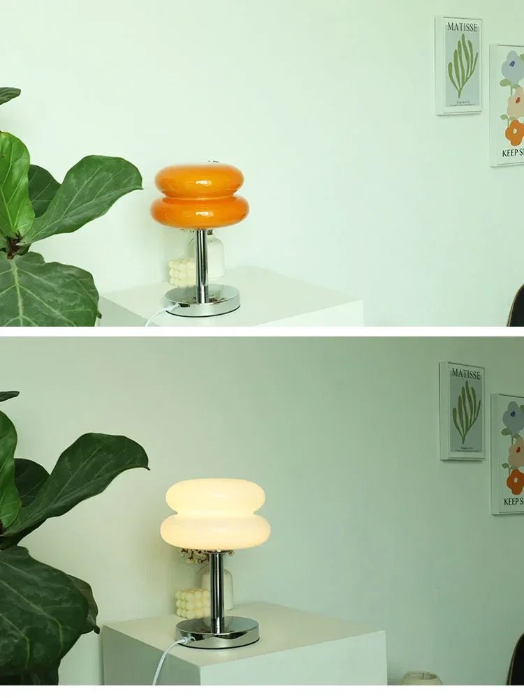 Macaron Retro Glass Table Lamp - Mağazam