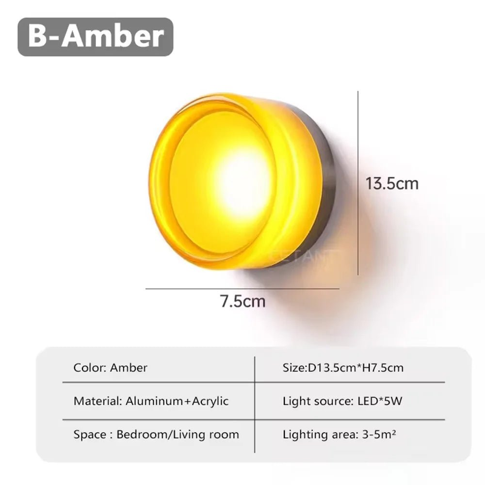 Nordic LED Wall Lamp - Modern Jelly Design Decorative Sconce