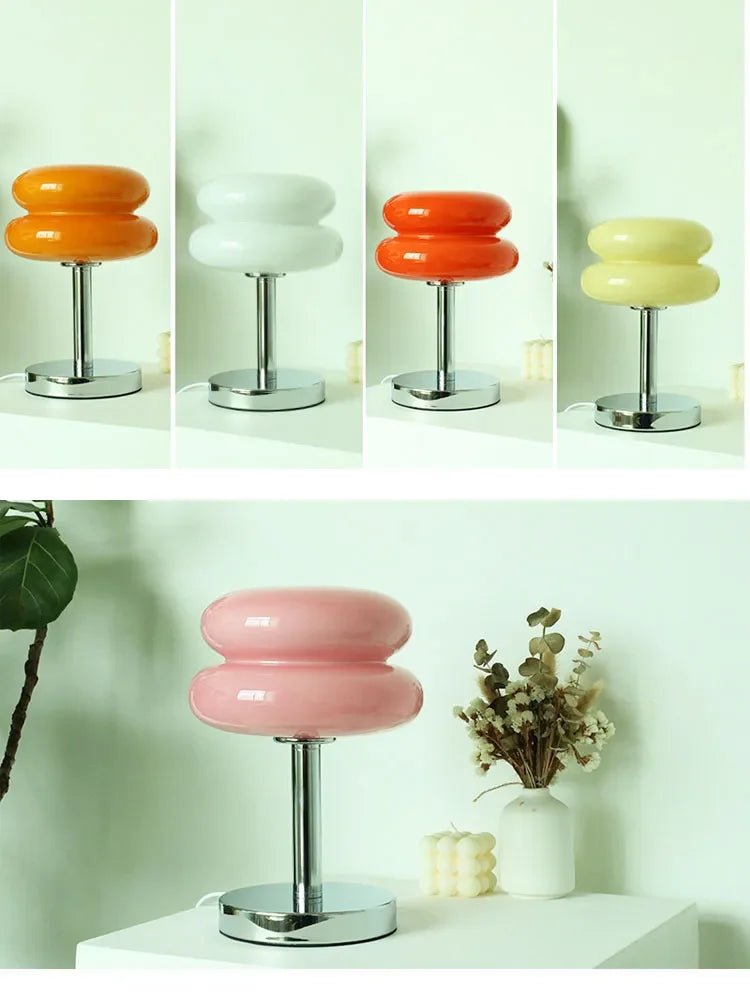 Macaron Retro Glass Table Lamp - Mağazam
