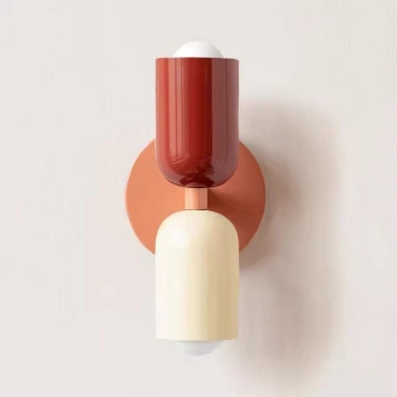 Nordic Macaron Wall Sconce - Simple LED Bedroom/Study Light