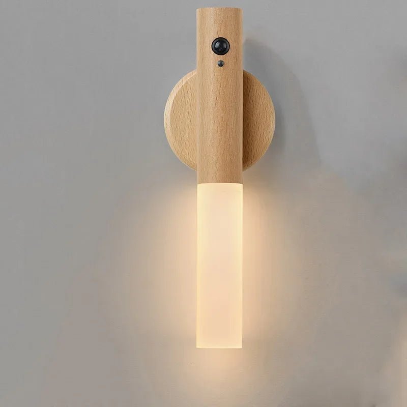 Motion Detection LED Rechargeable Night Light with Magnetic Base - Mağazam