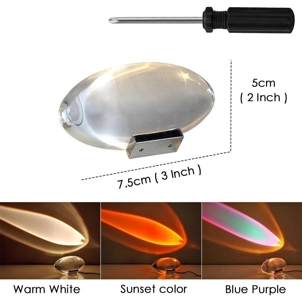 Italian Crystal LED Table Lamp