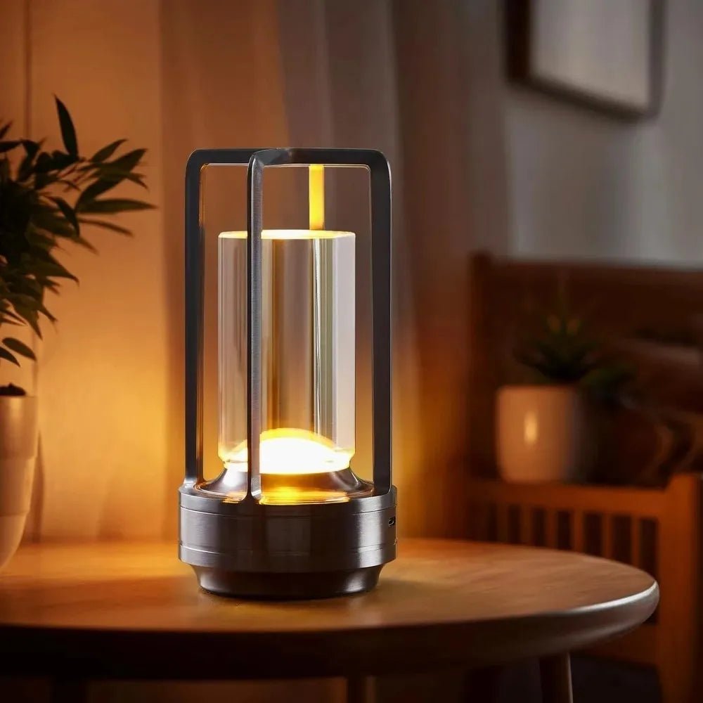 Cordless LED Table Lamp - Rechargeable Outdoor/Atmosphere Light