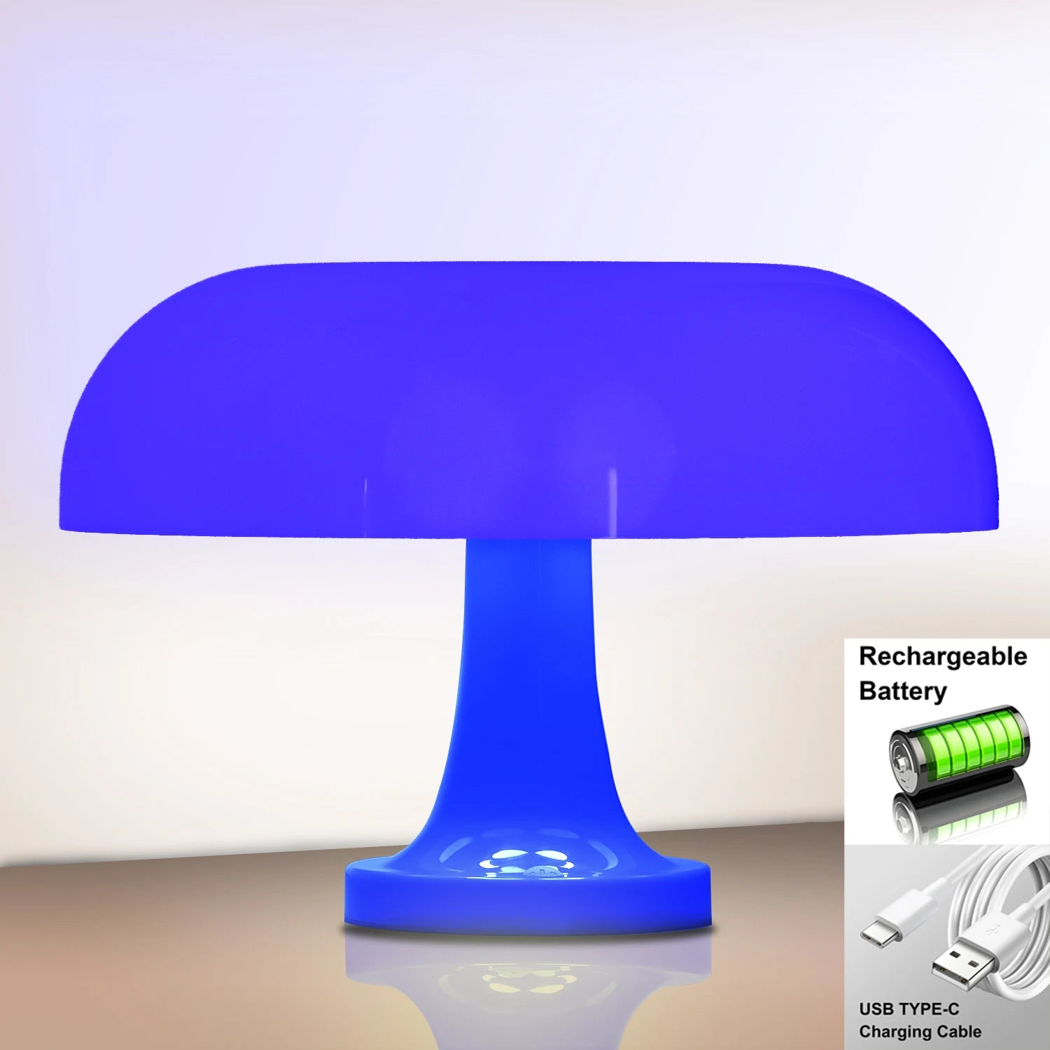 Classic Mushroom LED Table Lamp - Modern Bauhaus Art Decor