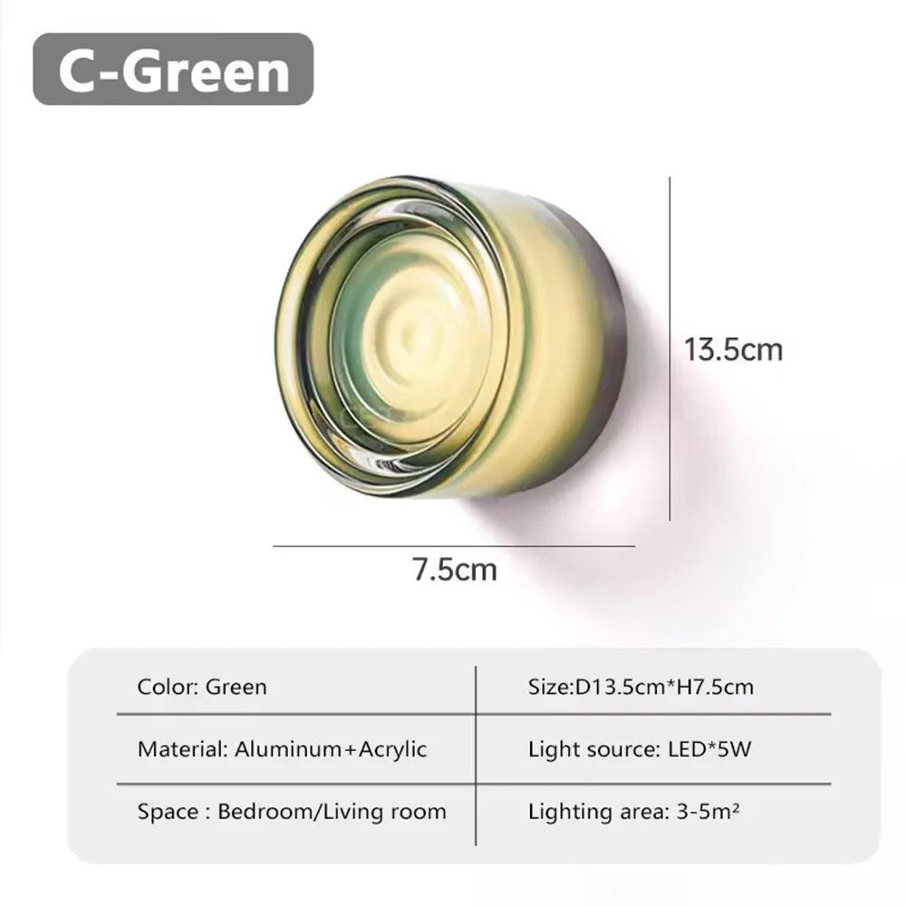 Nordic LED Wall Lamp - Modern Jelly Design Decorative Sconce
