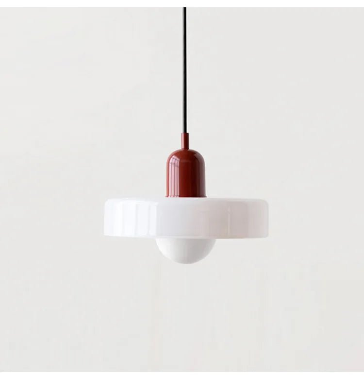 Nordic Glass Chandelier - Modern Bauhaus Design