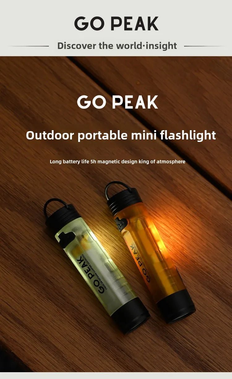 Rechargeable LED Pocket Hat Clip Flashlight - Portable Cap Light for Outdoors