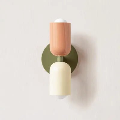 Nordic Macaron Wall Sconce - Simple LED Bedroom/Study Light