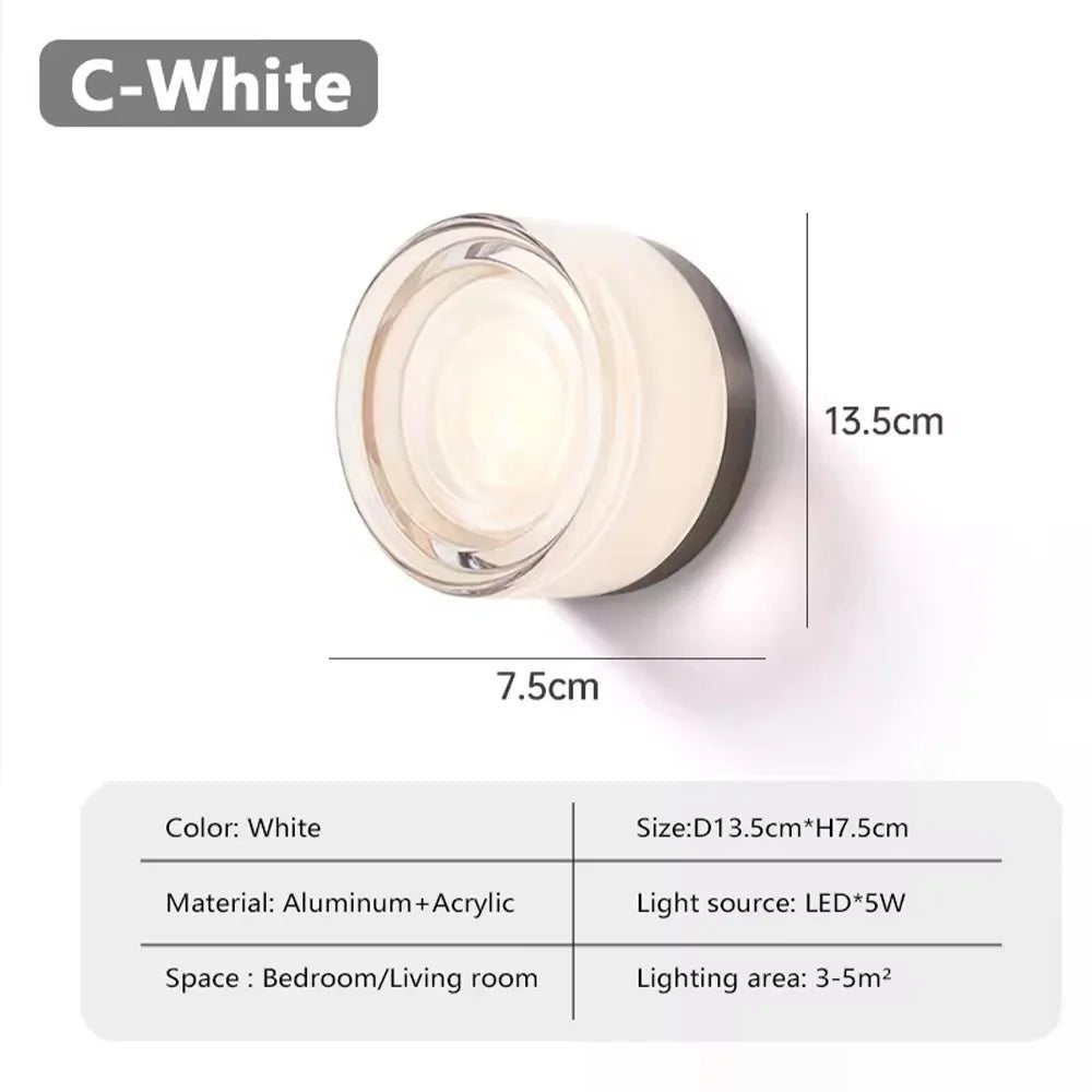 Nordic LED Wall Lamp - Modern Jelly Design Decorative Sconce