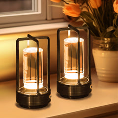 Cordless LED Table Lamp - Rechargeable Outdoor/Atmosphere Light
