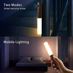 Motion Detection LED Rechargeable Night Light with Magnetic Base - Mağazam